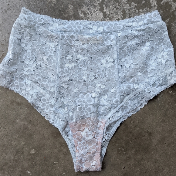 Nwot FL & L MIA spring blue lace high waist panty - Picture 4 of 5